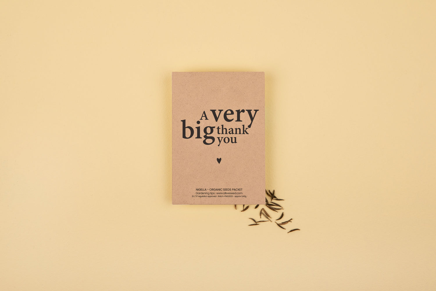 Thanks - All we seed