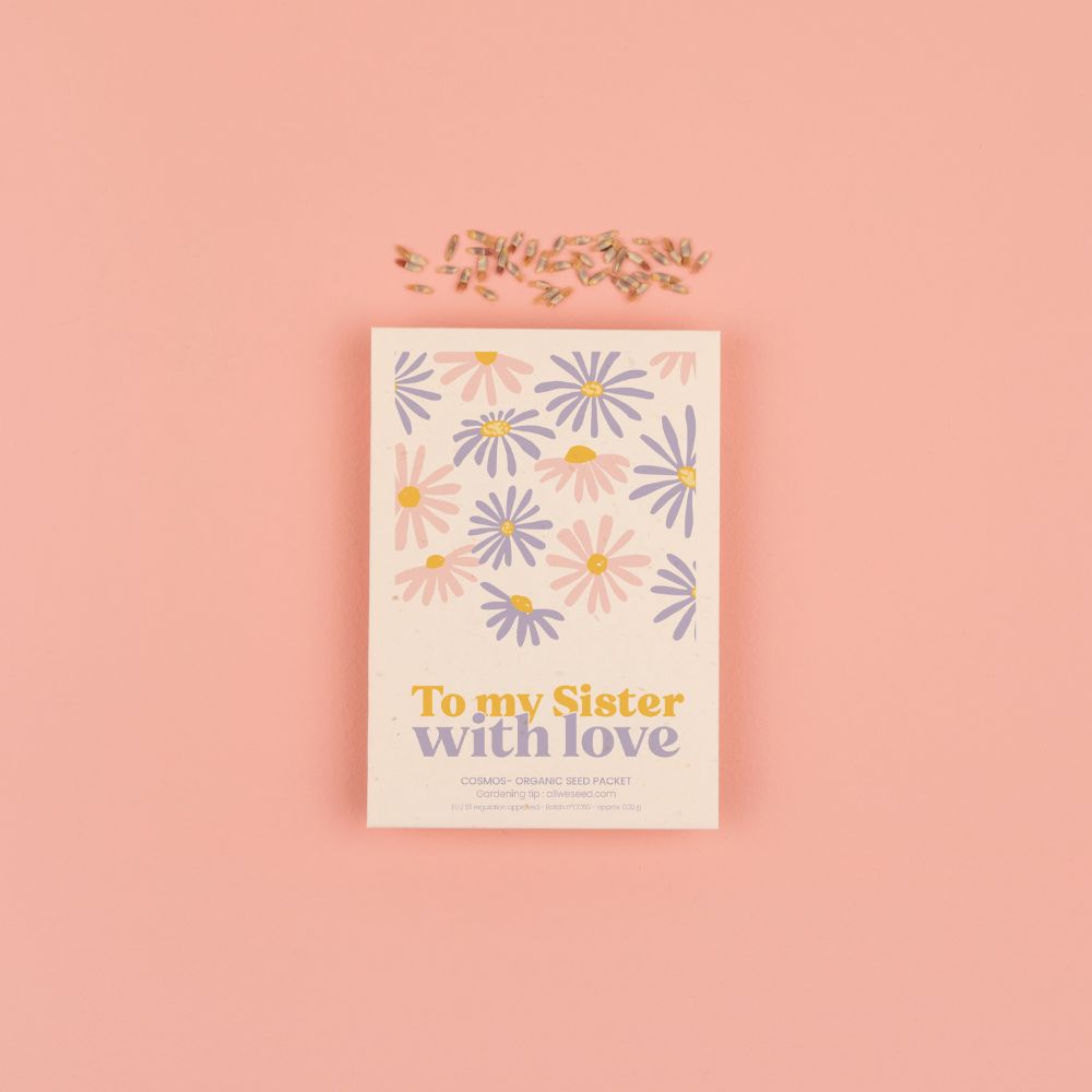 To My Sister With Love - Seed packets