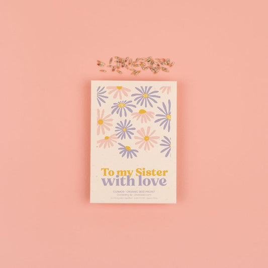 To My Sister With Love - Seed packets
