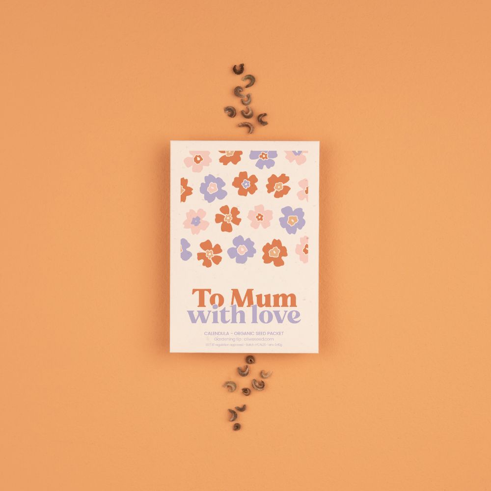 To Mum With Love - Seed packets