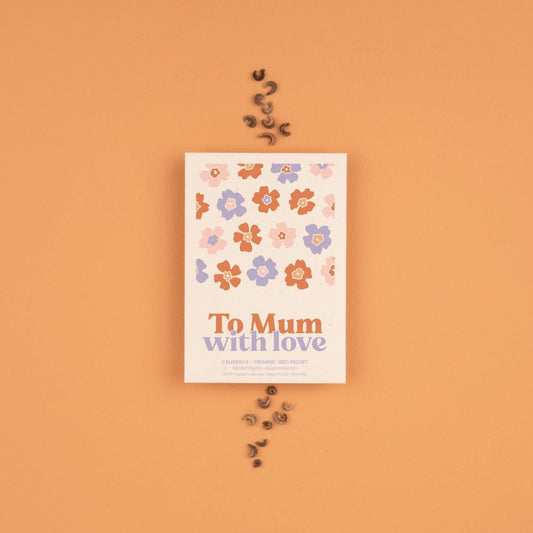 To Mum With Love - Seed packets