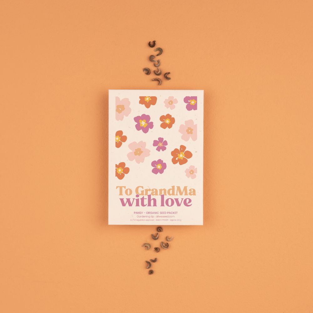 To GrandMa With Love - Seed packets