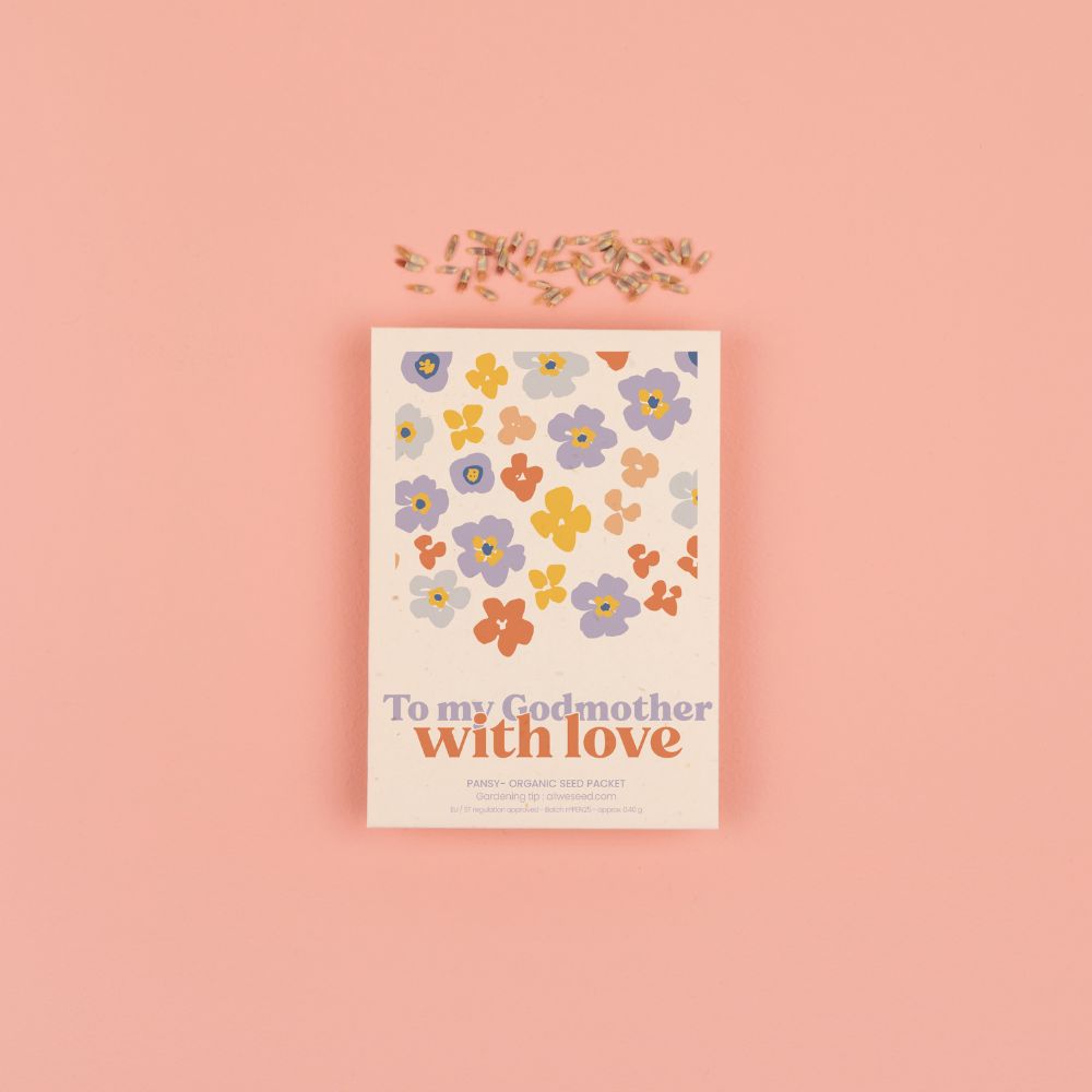 To my Godmother With Love - Seed packets