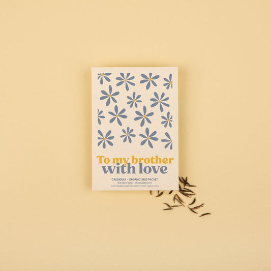 To My Brother With Love - Seed packets