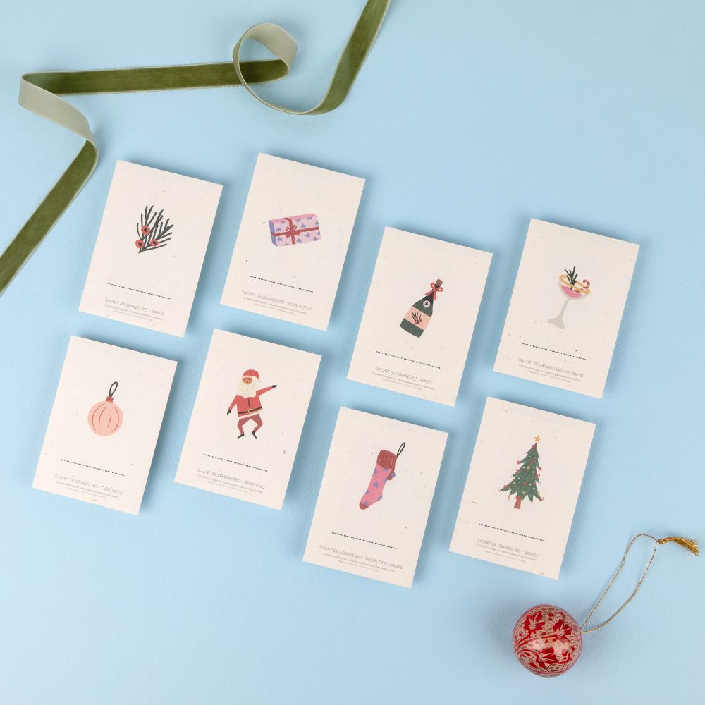 8 seed packets - place cards and gift tags