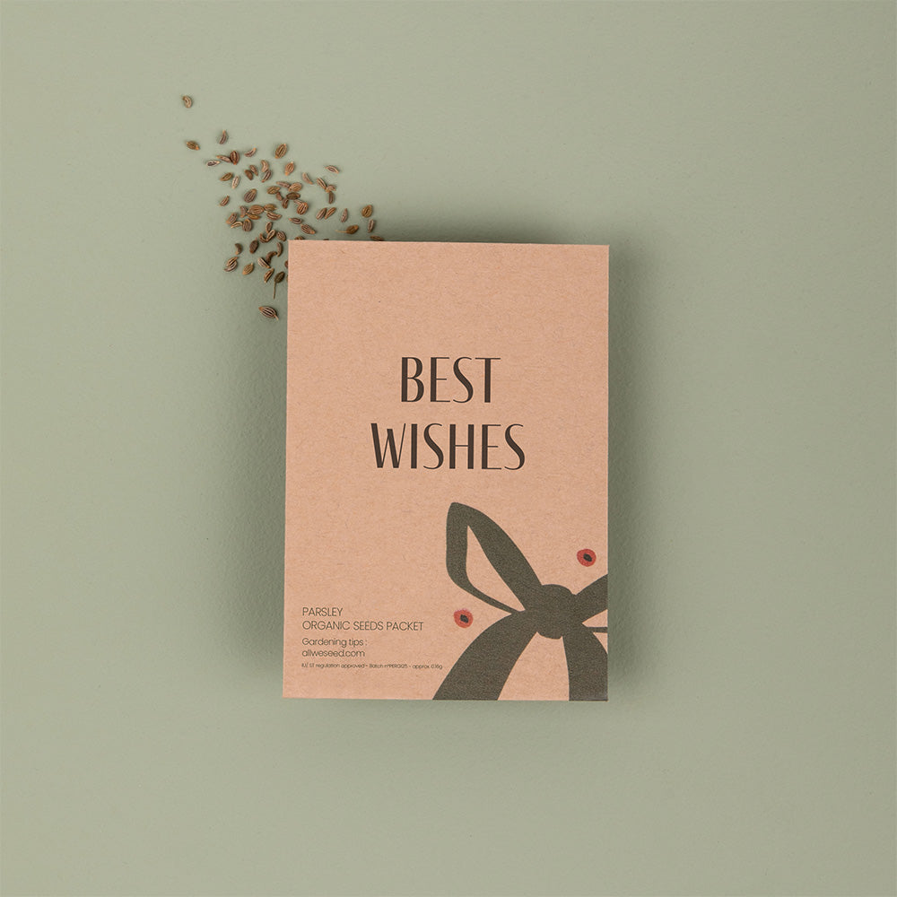 Best wishes - Seed packets